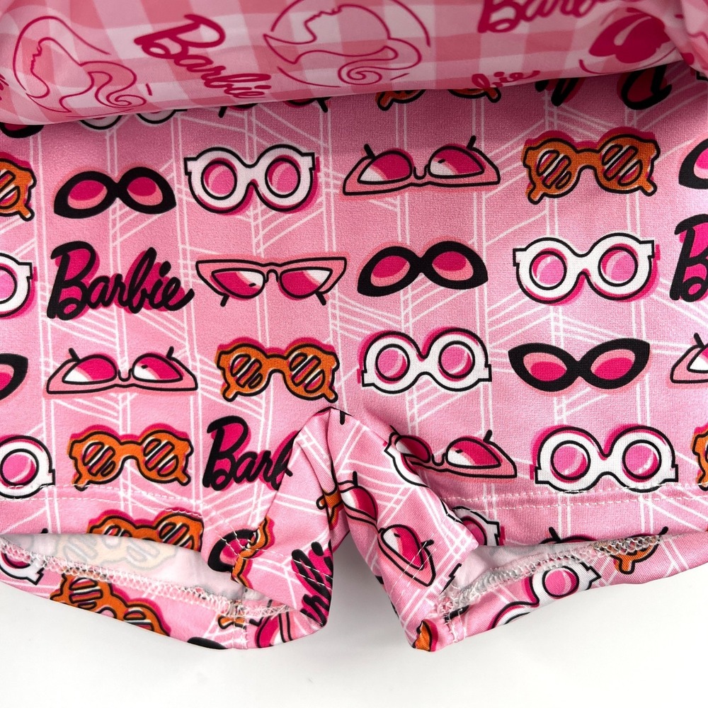 Barbie 4pk girlshorts handcraft athletic underwear pink boy shorts undies 10 - Picture 6 of 8